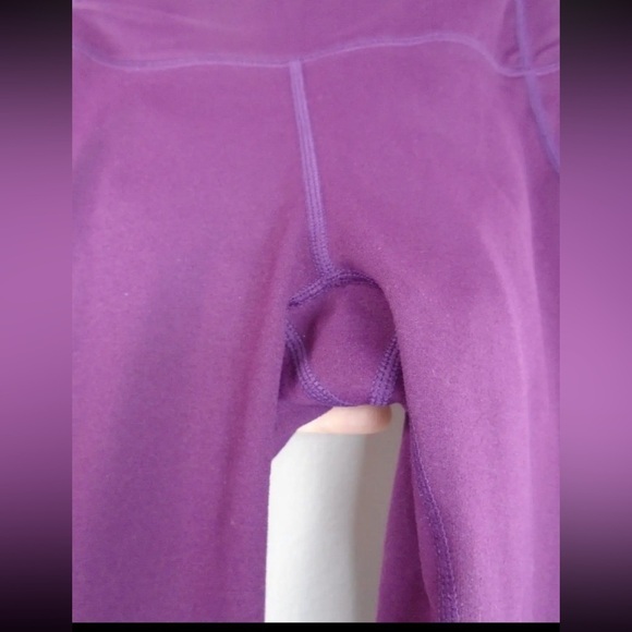 Fabletics Dynamic High-Waisted Lattice 7/8 Yoga Legging Extra Small XS Purple - Picture 8 of 16